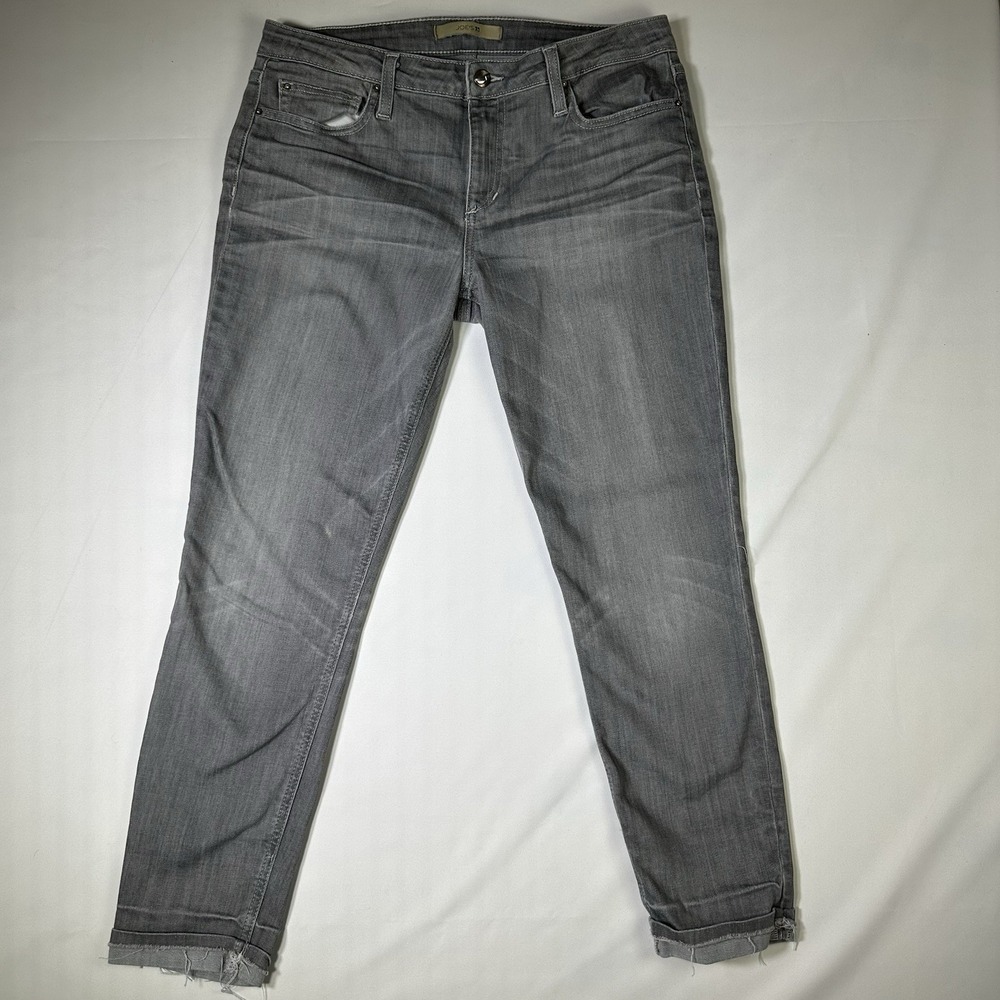 Joe's Women's Jeans Gray Size 31 Skinny Ankle Straight Stretch Low Rise Denim